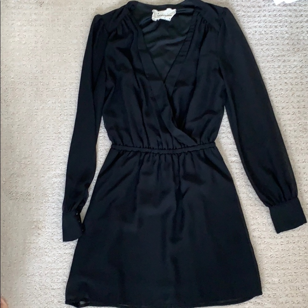 Black long sleeved dress